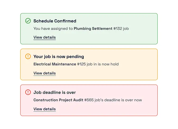 Automated Schedule Alert